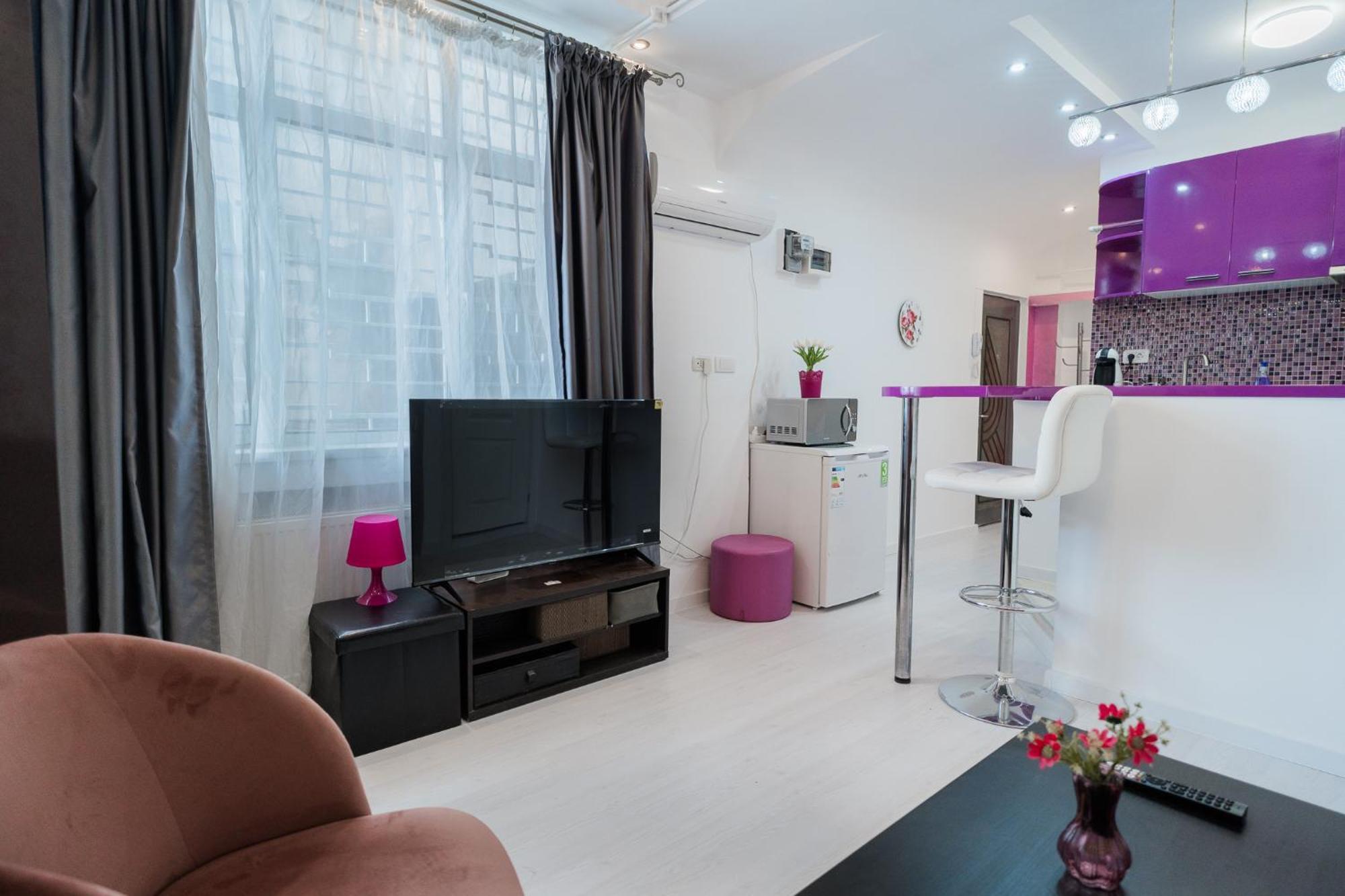 Ultra Central White & Lila Studio Bukareszt Zewnętrze zdjęcie